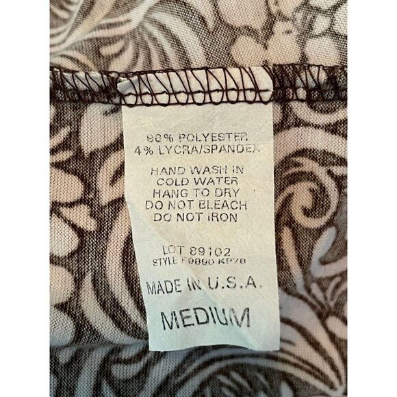 Vintage Forever 21 Brown Floral Dress Size Medium - Picture 5 of 5